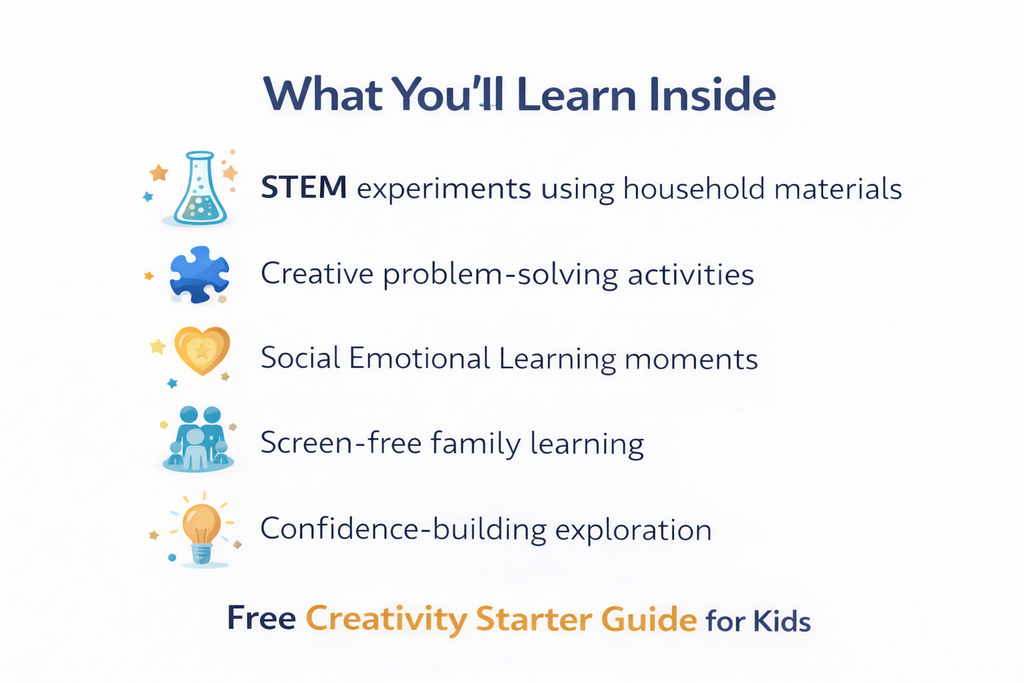 Creativity Starter Guide: 5 Activities to Spark Curiosity at Home